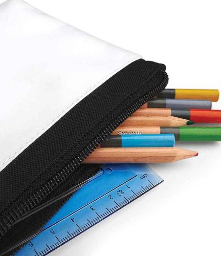 BagBase Sublimation Pencil Case - Black - ONE